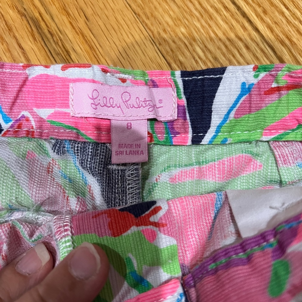 Lilly Pulitzer girls callihan shorts size 8
